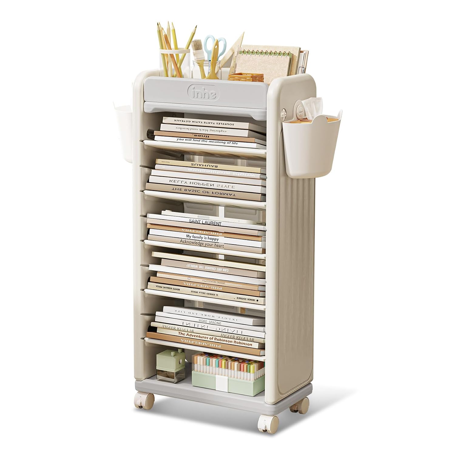® 7 Tier Book Cart | Mobile Bo - đánh giá và giá Book Cart Rolling