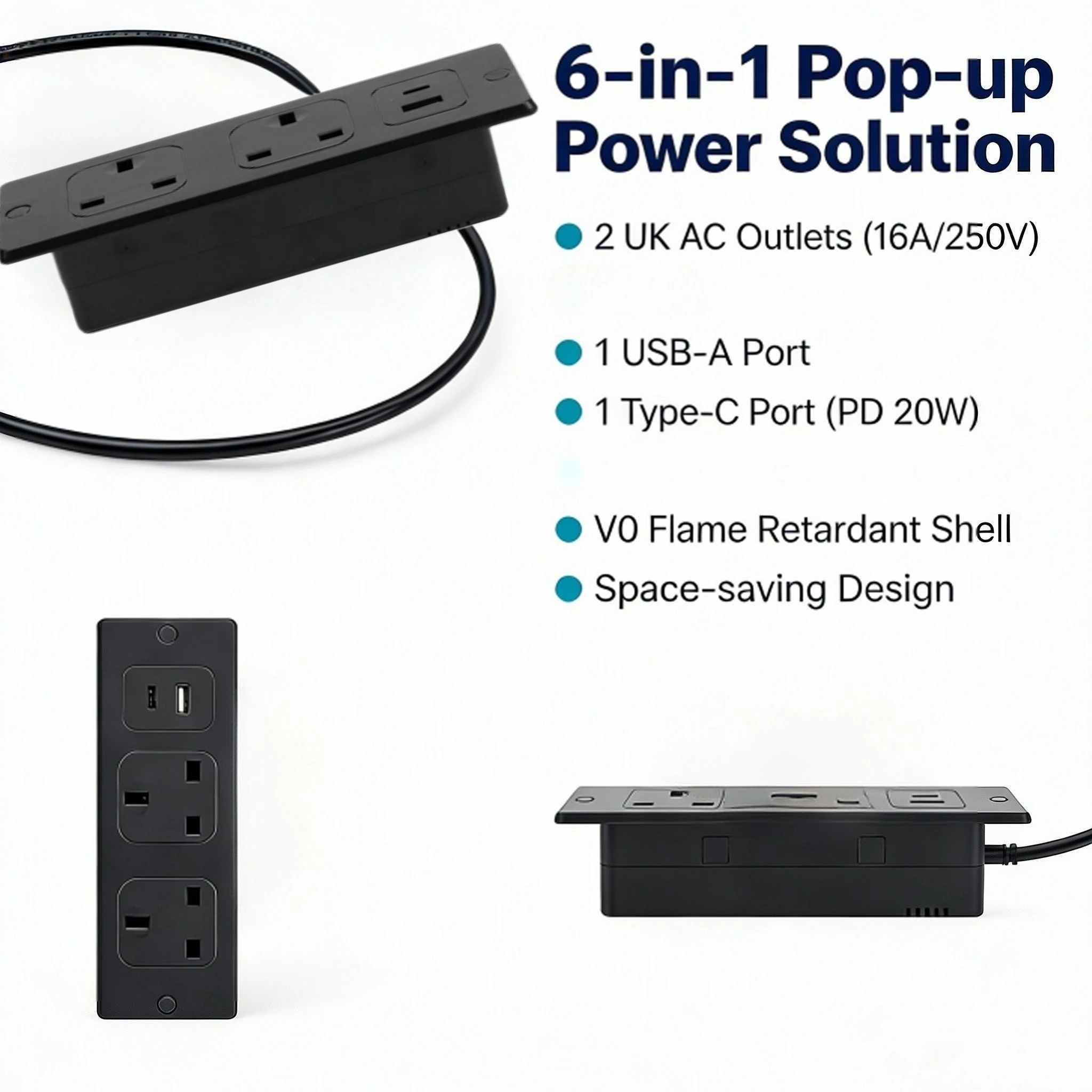 UK Embedded Table Hidden Socke - đánh giá và giá Office Furniture Uk