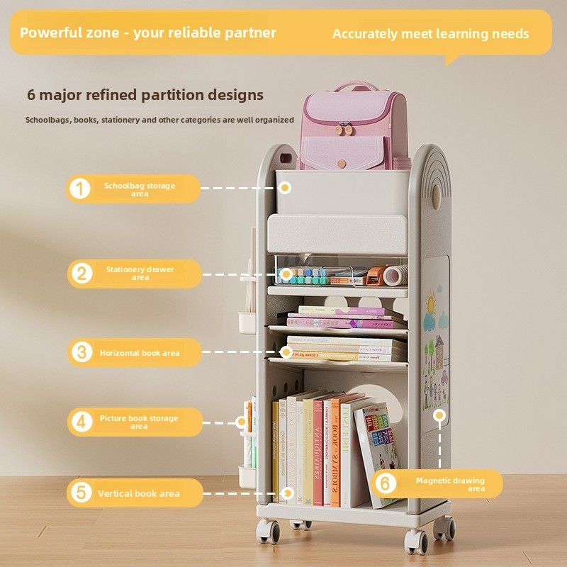 Multi-Tier Rolling School Bag  - đánh giá và giá Book Cart Rolling