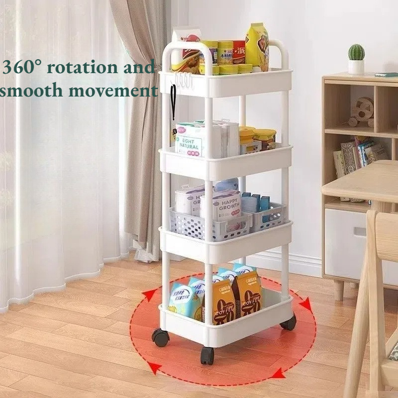 Kitchen Multi-Functional Rolli - đánh giá và giá Book Cart Rolling