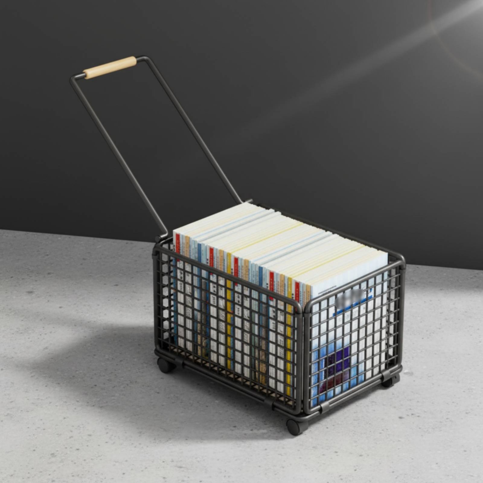 Deskside Storage Trolley With  - đánh giá và giá Book Cart Rolling