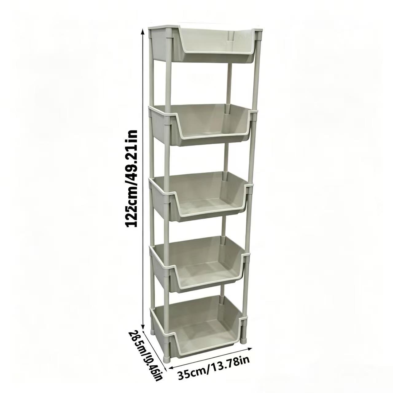 5-Tier Rolling Storage Cart wi - đánh giá và giá Book Cart Rolling