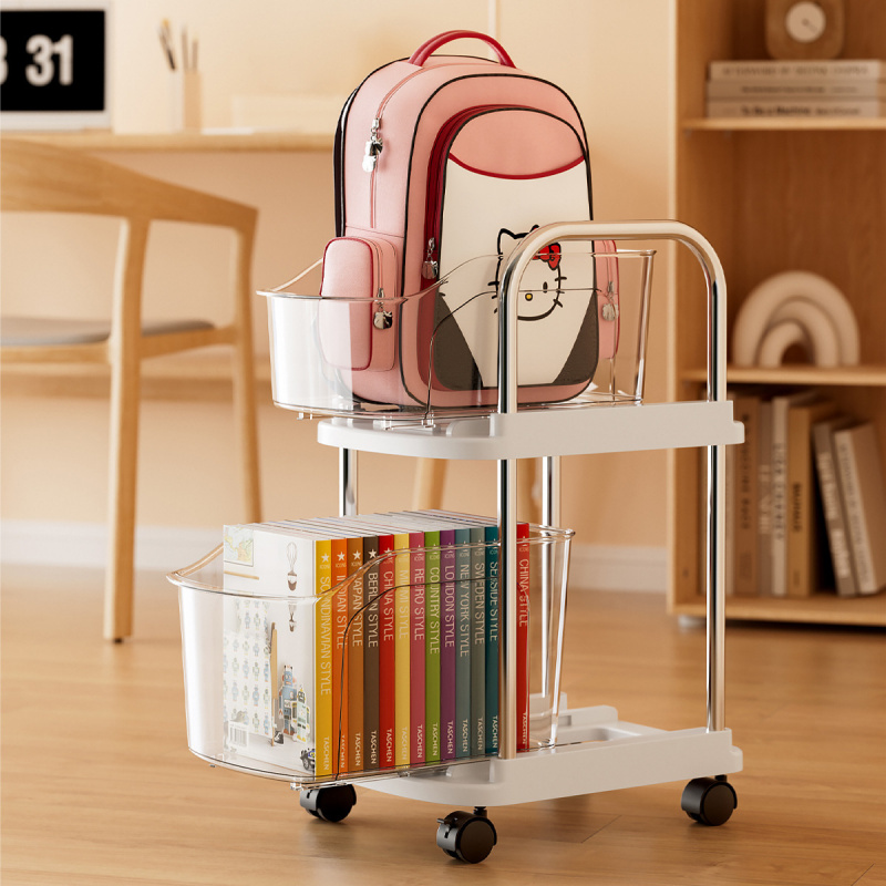 Rolling Storage Cart Plastic M - đánh giá và giá Book Cart Rolling