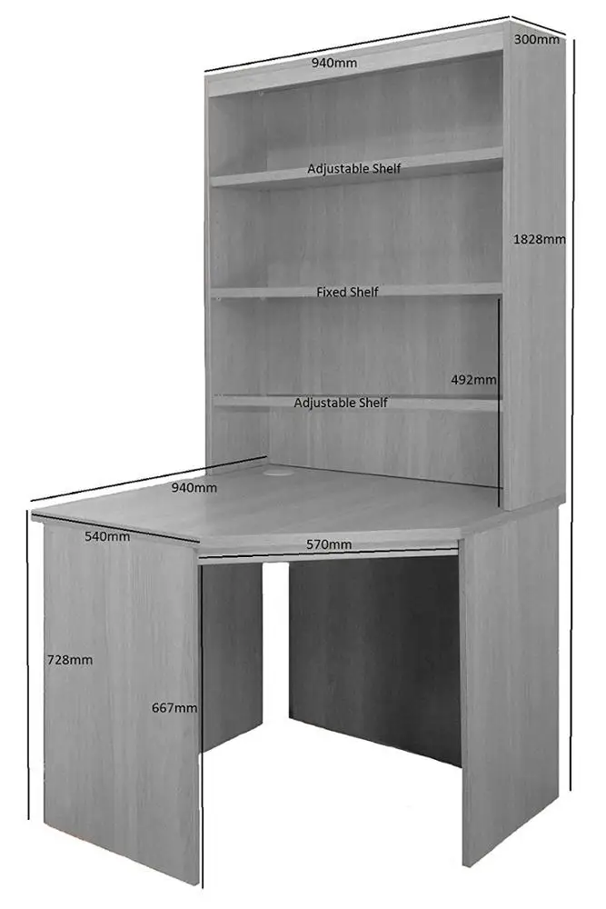 S Corner Desk Unit Computer Ta - đánh giá và giá Office Furniture Uk