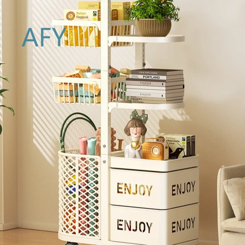 Multilayer Kids Toy Storage Or - đánh giá và giá Book Cart Rolling