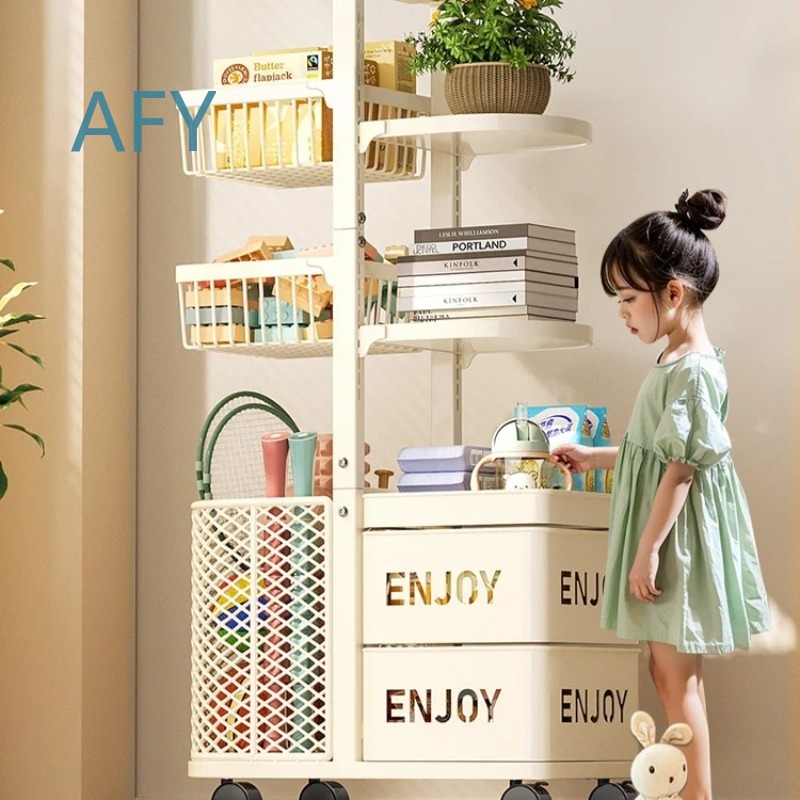 Multilayer Kids Toy Storage Or - đánh giá và giá Book Cart Rolling