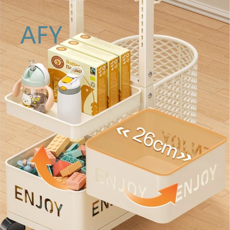 Multilayer Kids Toy Storage Or - đánh giá và giá Book Cart Rolling