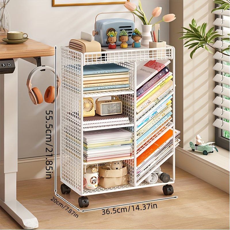 Rolling Book Cart -  Metal Mob - đánh giá và giá Book Cart Rolling